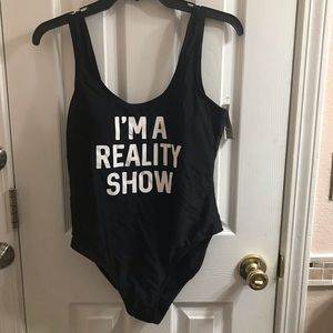 Black One Piece Swimsuit